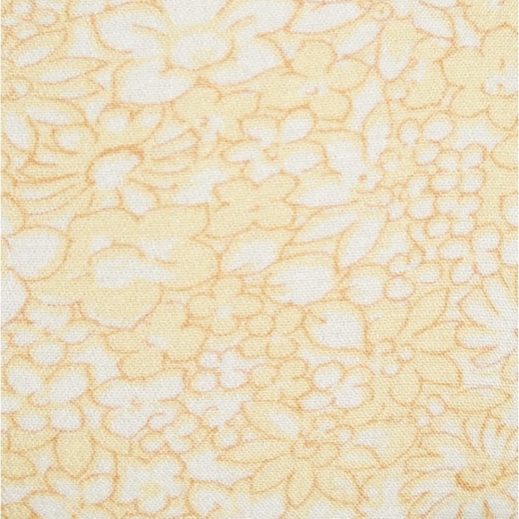 (A5) BP. Yellow Retro Meadow Floral Print Sweetheart Neck Crop Top, Size 1X, NWT - Picture 6 of 7